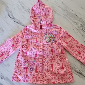 Disney's Frozen Anna and Elsa rain jacket